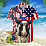 Cow 4Th Of July Hawaiian Shirt Hw5248