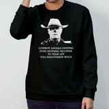 Cowboy ghouls existing does nothing negative to your life you smoothskin bitch shirt