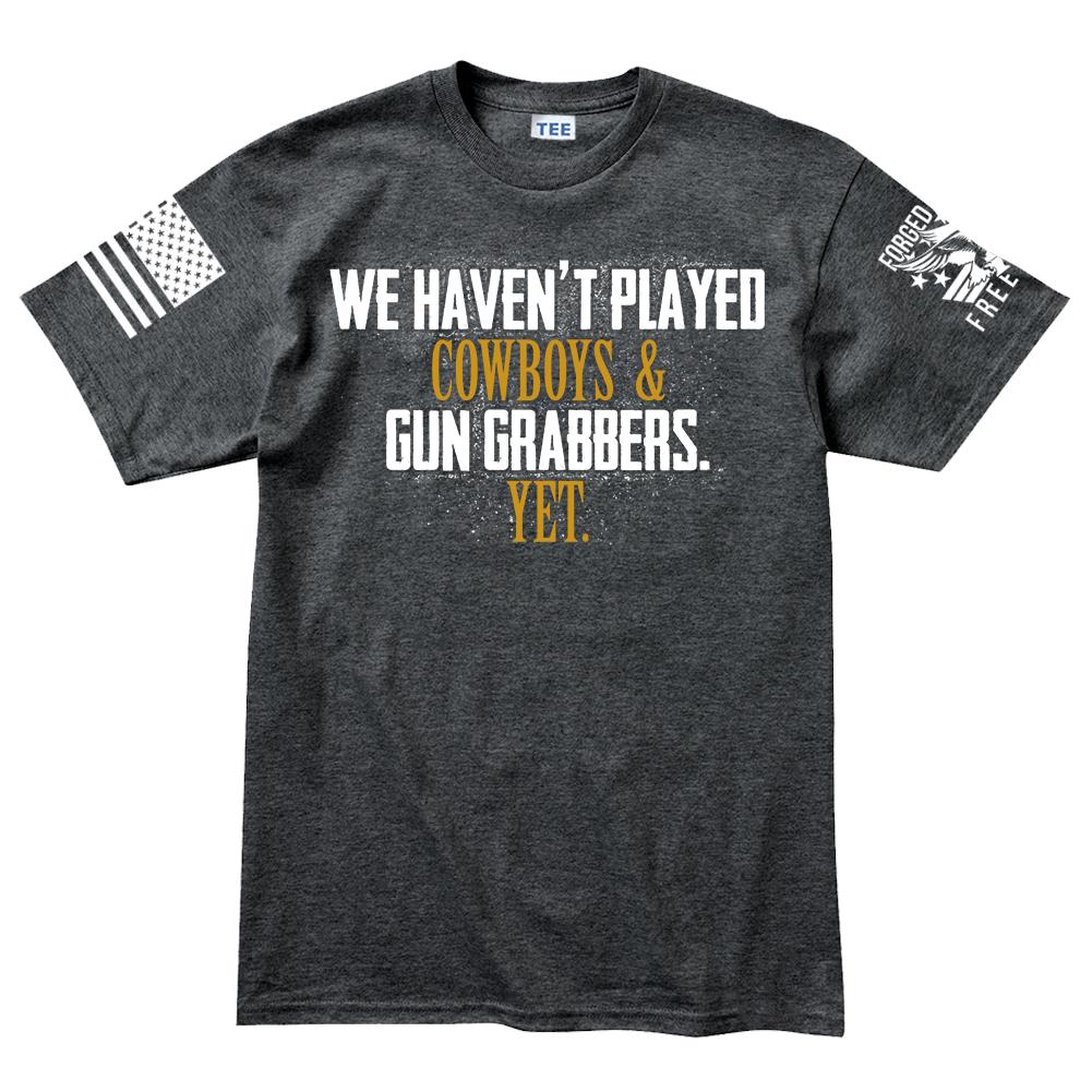 Cowboys and Gun Grabbers Men's T-shirt Style001