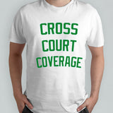 Cross court coverage shirts