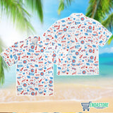Cubs Red White Cubbie Blue Hawaiian Shirt 2024 Giveaway