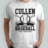Cullen Baseball Forks Washington Cullen Baseball Team Twilight shirt