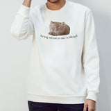 Cute cat being mean to me is illegal shirt