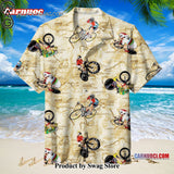 Cyclo-cross Travel Inspired Hawaiian Shirt
