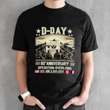 D Day 80th Anniversary Operation Overlord 1944-2024 Shirt