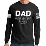 Dad Definition Long Sleeve T-shirt Style001