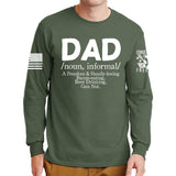 Dad Definition Long Sleeve T-shirt Style001