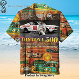 DAYTONA 500 INTERNATIONAL SPEEDWAY Button-up Hawaiian Shirt