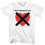 Duran Duran - Heartx - Short Sleeve - Adult - T-Shirt