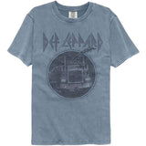Def Leppard Pink Truck Blue Comfort Colors T-Shirt