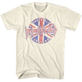 Def Leppard - Sheffield - American Classics - Solid Off-White Adult Short Sleeve T-Shirt
