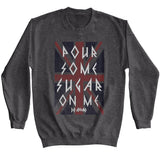 Def Leppard - Sugar - Long Sleeve - Heather - Adult - Sweatshirt
