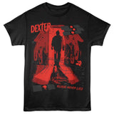 Dexter - Blood Never Lies - American Classics - Black Adult Short Sleeve T-Shirt