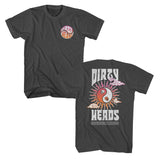 Dirty Heads - Sun Skulls - American Classics - Solid Gray Adult Short Sleeve T-Shirt