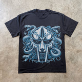 DOOM SNAKE HEAVYWEIGHT BLACK T-SHIRT