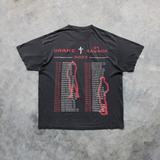 21 SAVAGE & 'IT'S ALL A BLUR' TOUR 2023 MERCH HEAVYWEIGHT BLACK T-SHIRT