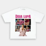 DUA LIPA WHITE TEE