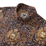 Men's Hawaiian Shirt Leo Print Tencelâ„¢ Button-down Short Sleeve Aloha Shirt