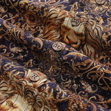 Men's Hawaiian Shirt Leo Print Tencelâ„¢ Button-down Short Sleeve Aloha Shirt