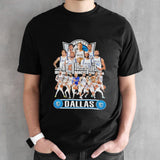 Dallas Skyline Dallas Mavericks Team Players Signatures shirt