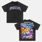 DARK MAGICIAN GIRL UNISEX ANIME INSPIRED VINTAGE T-SHIRTä¸¨YU-GI-OH! 7.8-[DS]