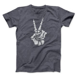 Peace Skeleton Hand Men/Unisex T-Shirt