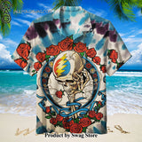 Dead Company Vibrant Print Hawaiian Shirt
