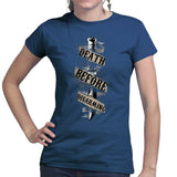 Death Before Disarming Ladies T-shirt Style001