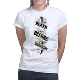 Death Before Disarming Ladies T-shirt Style001