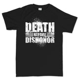 Men's Death Before Dishonor T-shirt Style001