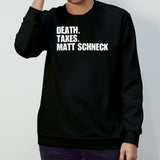 Death taxes Matt Schneck shirt