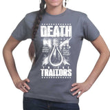 Ladies Death To Traitors T-shirt Style001