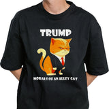 Debates Trump Morals Of An Alley Cat Funny Meme T-shirt