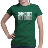 Smoke Deer Not Drugs Ladies T-shirt Style001