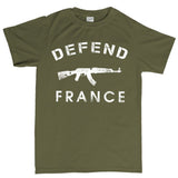 Defend France Mens T-shirt Style001