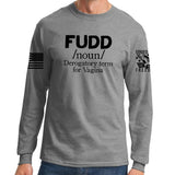 Definition of FUDD Long Sleeve T-shirt Style001