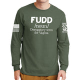 Definition of FUDD Long Sleeve T-shirt Style001