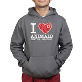 I Love Animals Hoodie Style001