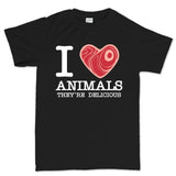 I Love Animals Men's T-shirt Style001