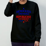 Democrats Limit People Republicans Limit Government Shirts