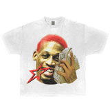 Dennis Money Talk Boxy T-shirt Streetwear Y2K