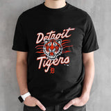 Detroit Tigers Tiger Illustration T shirts