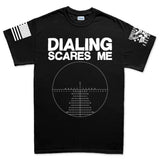 Dialing Scares Me Men's T-shirt Style001