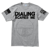 Dialing Scares Me Men's T-shirt Style001