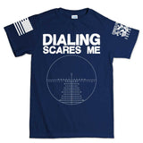 Dialing Scares Me Men's T-shirt Style001