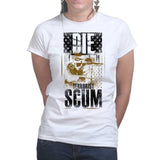 Ladies Terrorist Scum T-shirt Style001