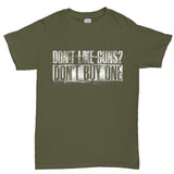 Men's Don't Buy Guns T-shirt Style001