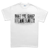 Men's Don't Buy Guns T-shirt Style001