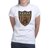 Don't Tread On Me (Shield) Ladies T-shirt Style001
