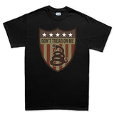 Don't Tread On Me (Shield) Men's T-shirt Style001